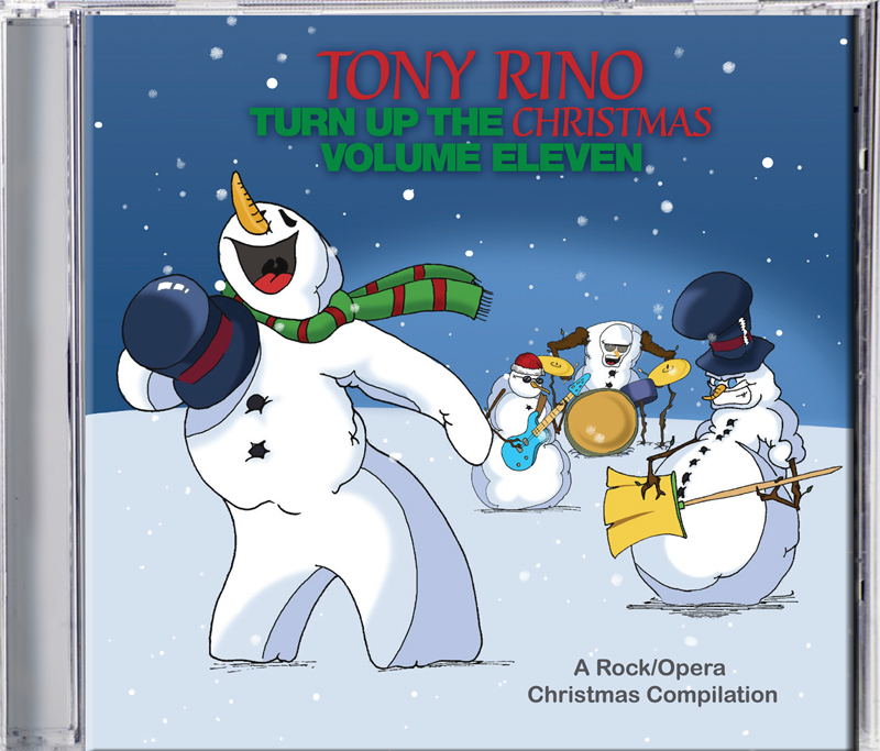 Turn up the Christmas (volume eleven) by Tony Rino, produced by Russell Broom